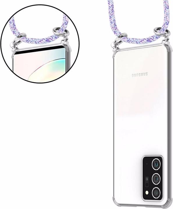 Produktbild Cadorabo TPU Handy Kette SILBER Cover