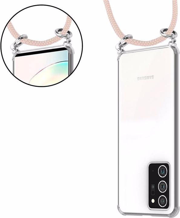Produktbild Cadorabo TPU Handy Kette SILBER Cover