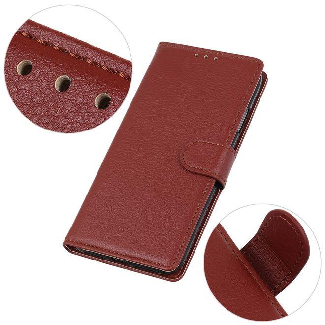 Produktbild MU Classic Litchi Leder Bookcover Series (Huawei P40 Lite E)