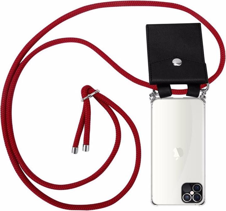Actual product image Cadorabo TPU Mobile Phone Chain SILVER Cover