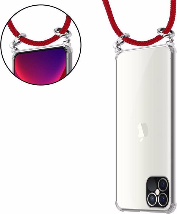 Actual product image Cadorabo TPU Mobile Phone Chain SILVER Cover
