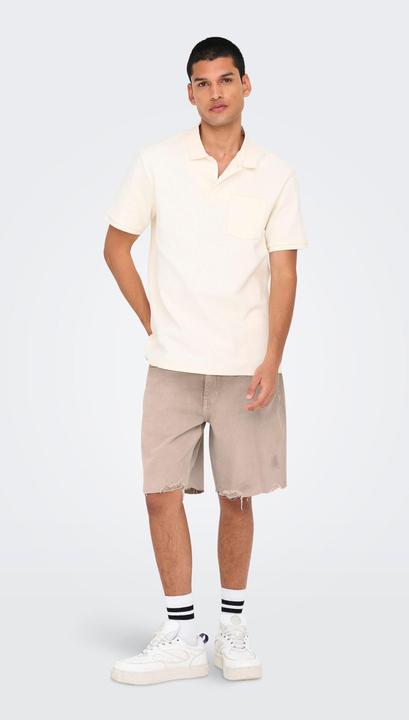 Produktbild Only & Sons Gerade geschnitten Mittlere Taille Shorts Jeans-Shorts (M)