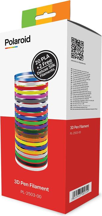 Polaroid Boîte de stylos 3D (PLA, 1.75 mm, 410 g, Multicolore)