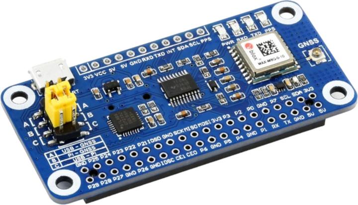 Immagine prodotto WaveShare GPS uBlox MAX-M8Q GNSS HAT per Raspberry Pi