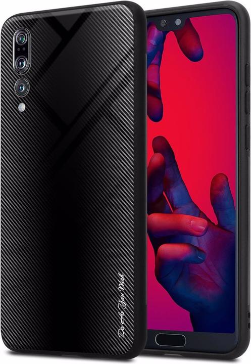 Immagine prodotto Cadorabo Copertura di vetro a strisce in TPU (Huawei P20 Pro, Huawei P20 Plus)