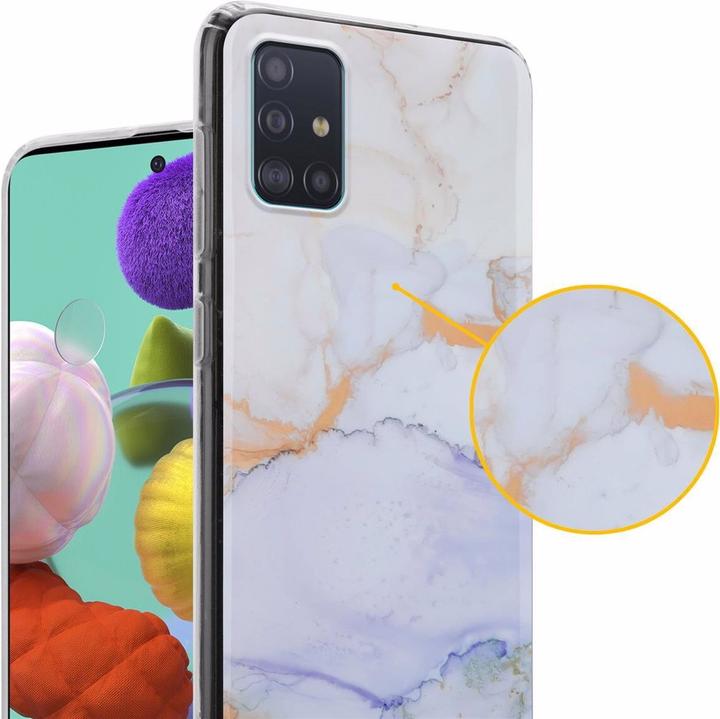 Actual product image Cadorabo IMD TPU Colorful Marble Cover (Samsung Galaxy M40s)