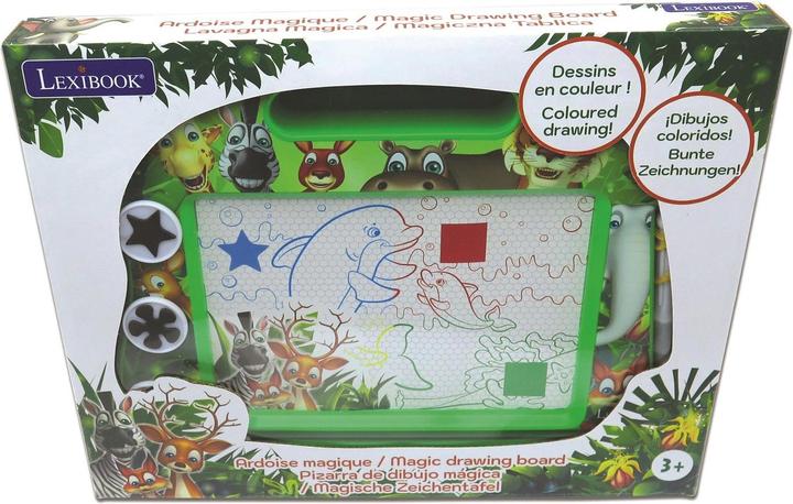 Immagine prodotto Lexibook Lavagna magnetica da disegno multicolore con accessori per la famiglia di animali formato A5