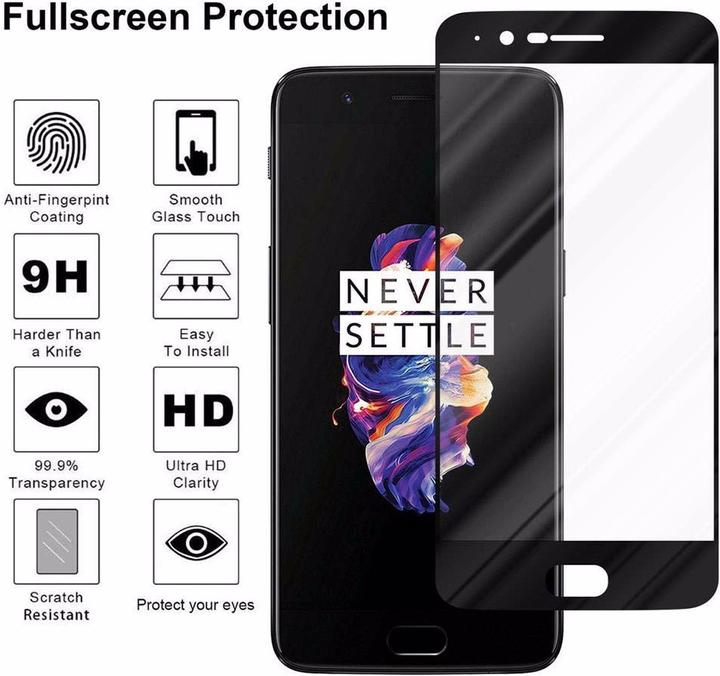Productafbeelding Cadorabo Volledig schermbeschermend glas (1 Stuk, OnePlus 5)