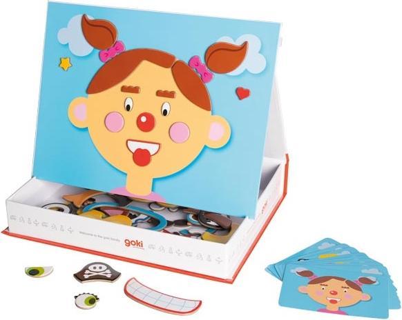 Immagine prodotto Goki Gioco di calamite Ragazza dalla faccia divertente (Tedesco)