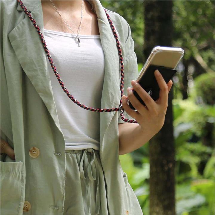 Produktbild Cadorabo TPU Handy Kette SILBER Cover