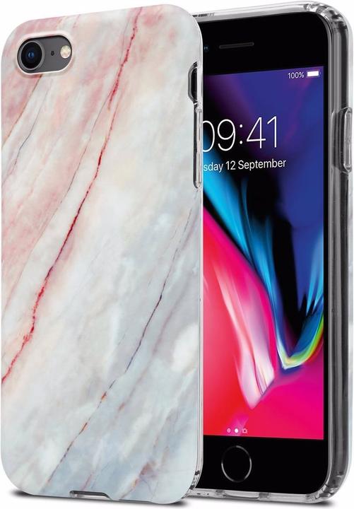 Actual product image Cadorabo IMD TPU Colorful Marble Cover (Apple iPhone 7, Apple iPhone SE (2nd Gen))