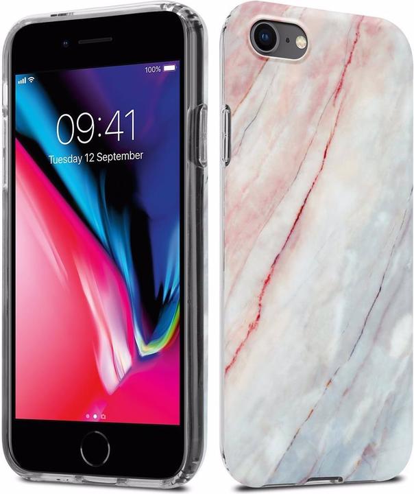 Actual product image Cadorabo IMD TPU Colorful Marble Cover (Apple iPhone 7, Apple iPhone SE (2nd Gen))
