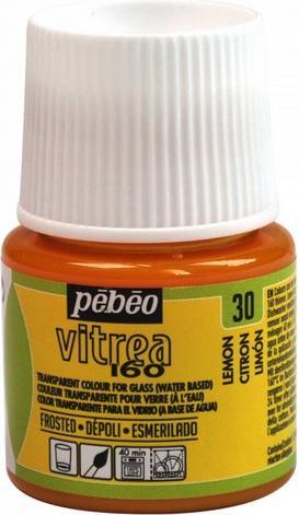 Immagine prodotto Pebeo Vitrea 160 Satinati Effetto Ghiaccio Limone (Limone, 45 ml)