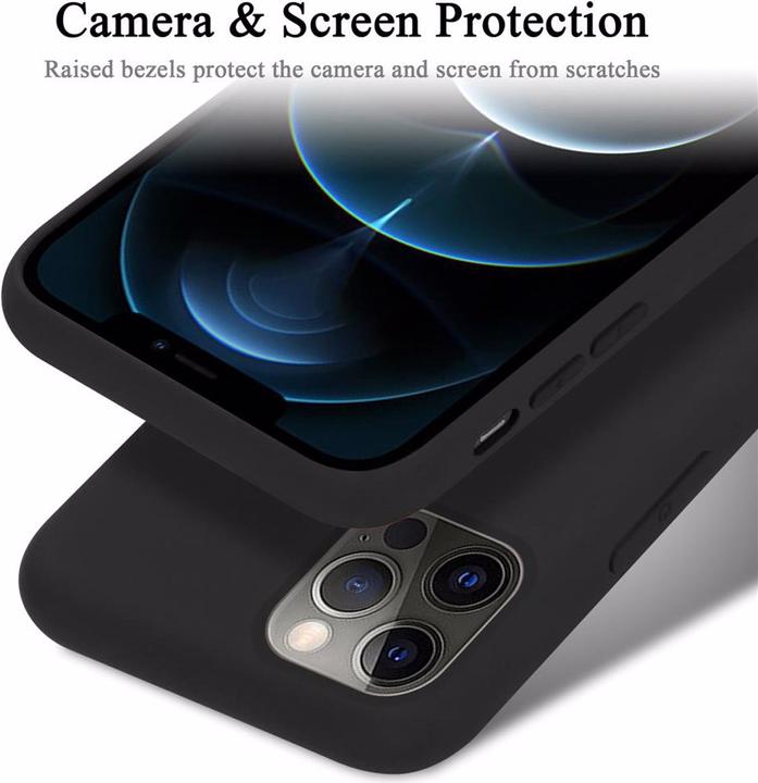 Immagine prodotto Cadorabo Copertura della cassa del silicone liquido TPU (Apple iPhone 12, Realme 12 Pro+)