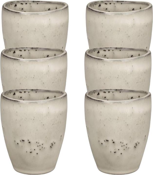 Actual product image Broste Copenhagen NORDIC SAND espresso mug 0.1 litre set6 (100 ml, 1 x)
