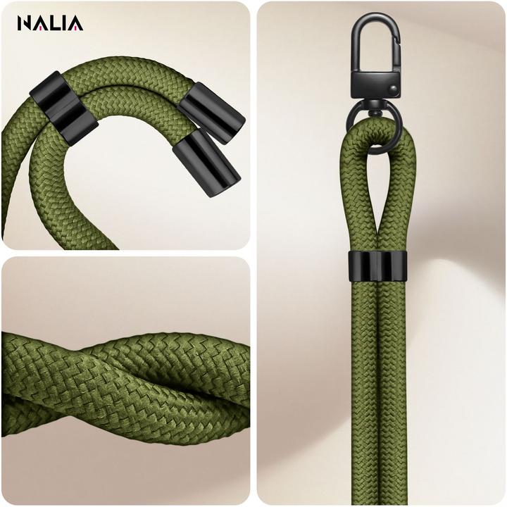 Actual product image Nalia HoldMe Lanyard Handykette - Universal Trageband für Smartphones - Verstellbar, Soft & Elastisch