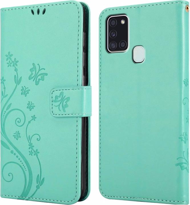 Actual product image Cadorabo Flower Book Cover (Samsung Galaxy A21s)