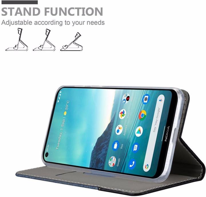 Produktbild Cadorabo Book Jeans Optik Cover (Nokia 5.3)