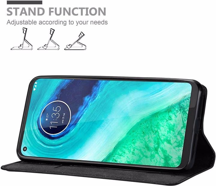 Productafbeelding Cadorabo Boek Onzichtbare Magneethoes (Motorola Moto G8)