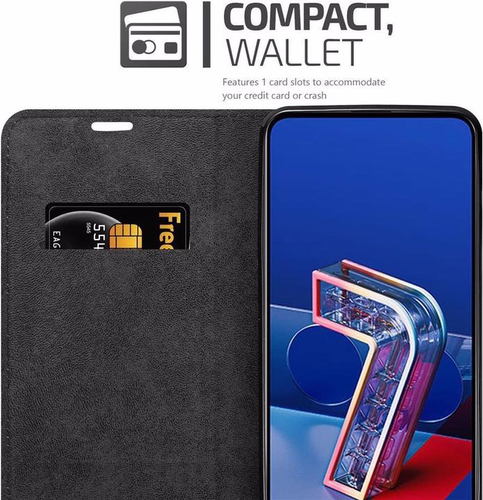 Productafbeelding Cadorabo Boek Onzichtbare Magneethoes (Asus Zenfone 7 Pro)