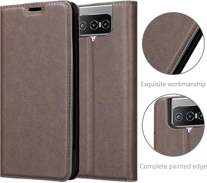Productafbeelding Cadorabo Boek Onzichtbare Magneethoes (Asus Zenfone 7 Pro)