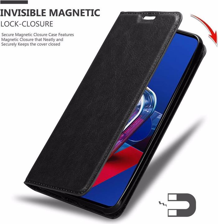 Productafbeelding Cadorabo Boek Onzichtbare Magneethoes (Asus Zenfone 7)