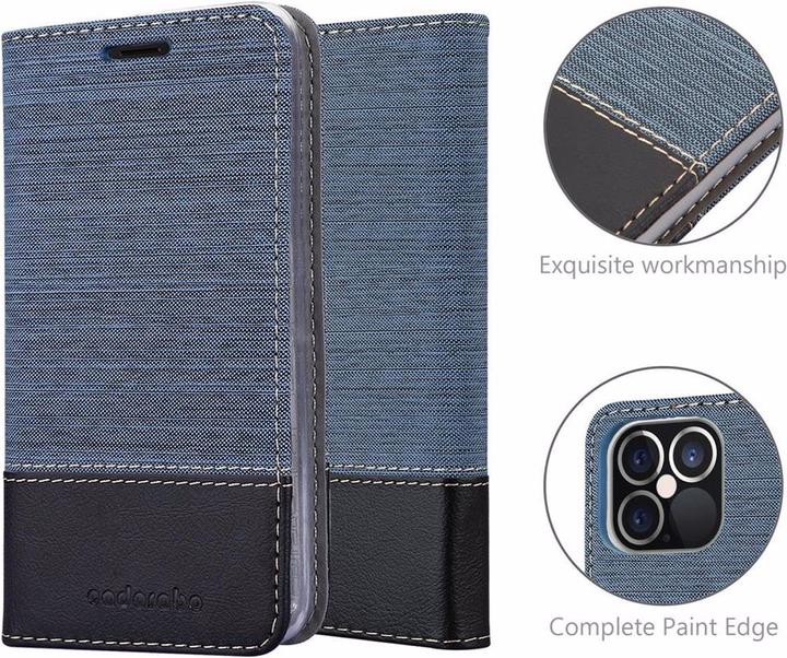 Produktbild Cadorabo Book Jeans Optik Cover (Apple iPhone 12 Pro Max)