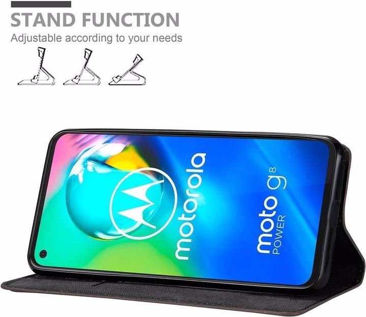 Productafbeelding Cadorabo Boek Onzichtbare Magneethoes (Motorola Moto G8 Power Lite)