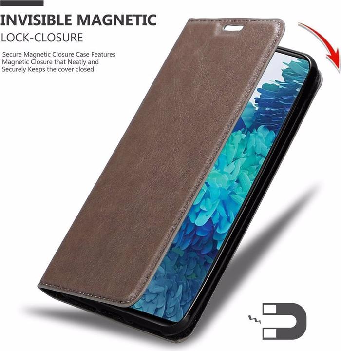 Productafbeelding Cadorabo Boek Onzichtbare Magneethoes (Samsung Galaxy S20 FE)