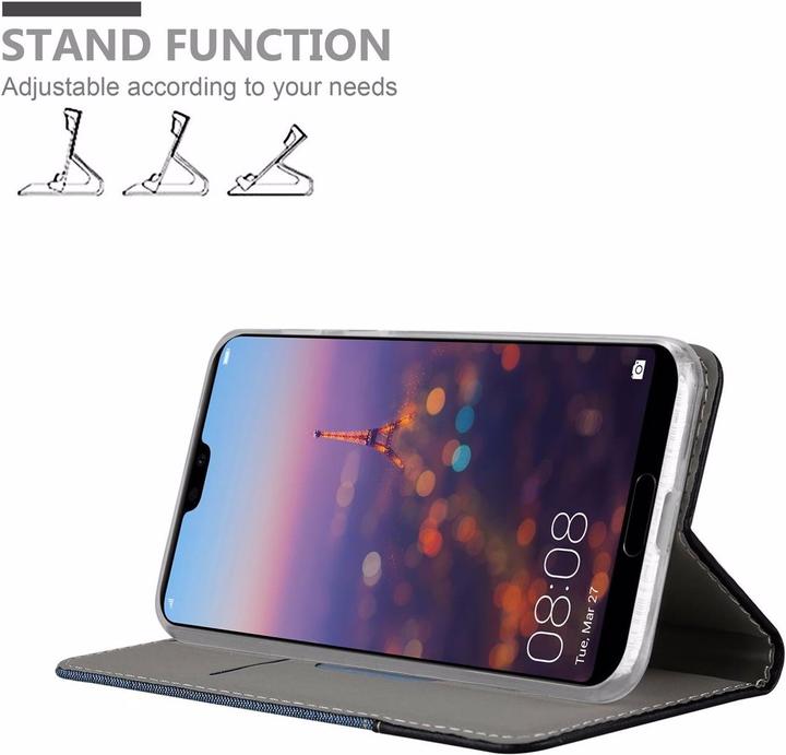 Image du produit Cadorabo Couverture look jeans Book (Huawei P20 Pro)