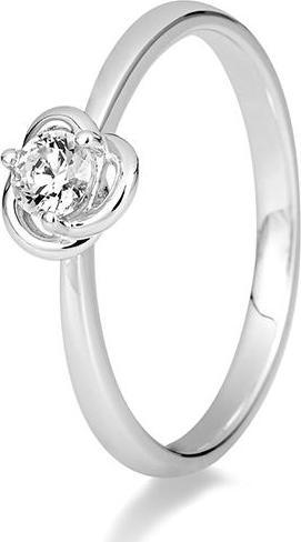 Actual product image Breuning RING - Rose setting with diamond (49, 585/14 K Gold)