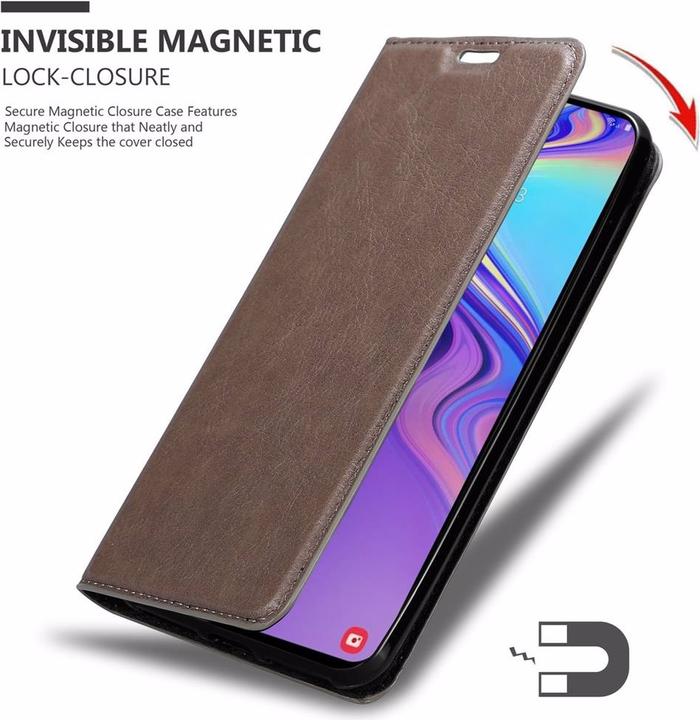 Productafbeelding Cadorabo Boek Onzichtbare Magneethoes (Samsung Galaxy A40, Samsung Galaxy M30)