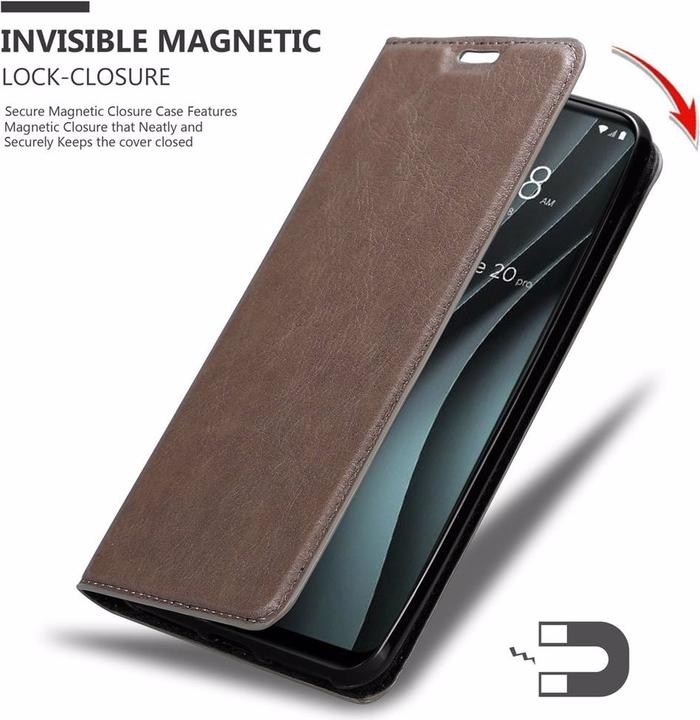 Productafbeelding Cadorabo Boek Onzichtbare Magneethoes (HTC Desire 20 Pro)