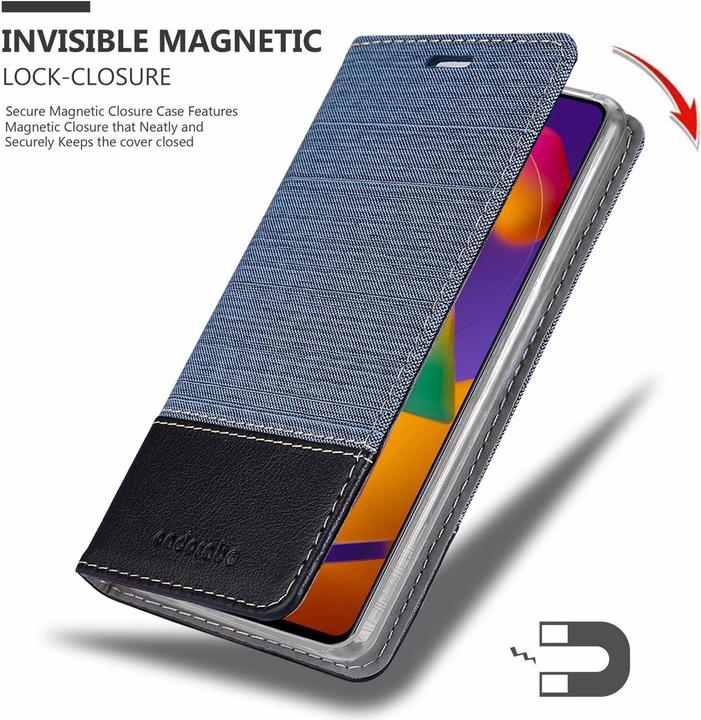 Actual product image Cadorabo Book Jeans Optics Cover (Samsung Galaxy M31s)