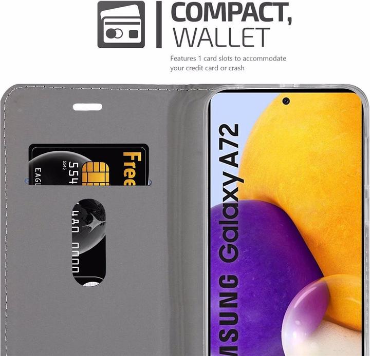 Produktbild Cadorabo Book Jeans Optik Cover (Samsung Galaxy A72 5G)
