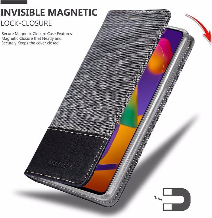 Actual product image Cadorabo Book Jeans Optics Cover (Samsung Galaxy M31s)