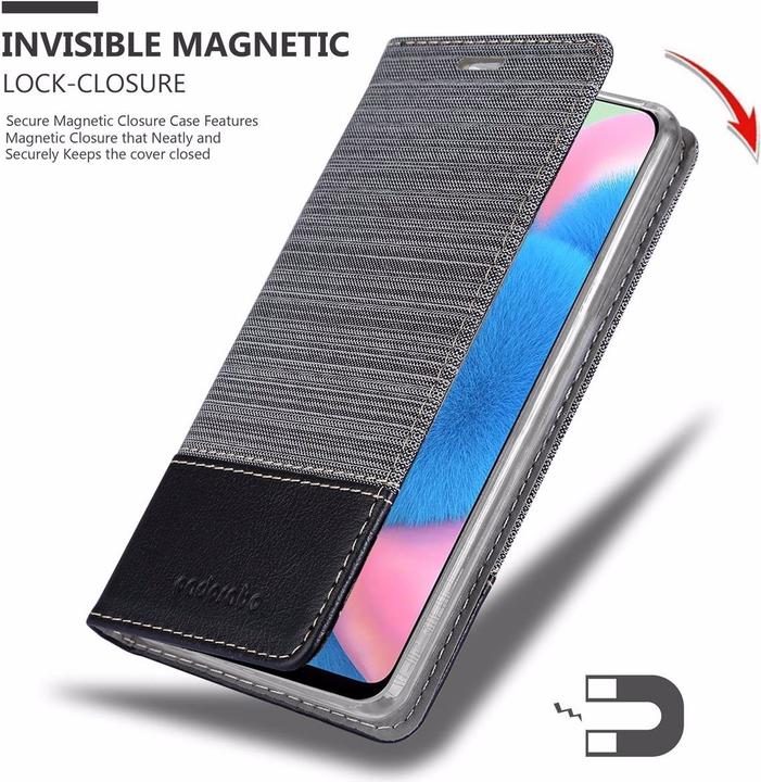 Actual product image Cadorabo Book Jeans Optics Cover (Samsung Galaxy A30s, Samsung Galaxy A50s)