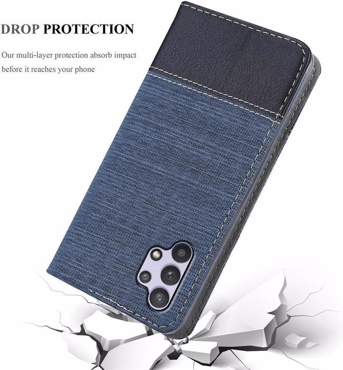 Produktbild Cadorabo Book Jeans Optik Cover (Samsung Galaxy A32 5G)