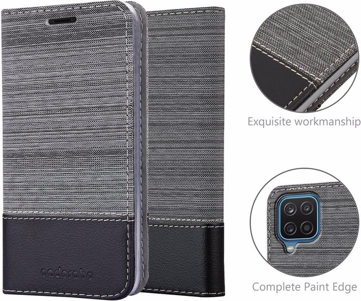 Image du produit Cadorabo Couverture look jeans Book (Samsung Galaxy A12, Samsung Galaxy M12)