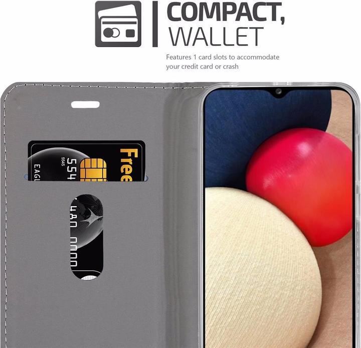 Actual product image Cadorabo Book Jeans Optics Cover (Samsung Galaxy A02s)