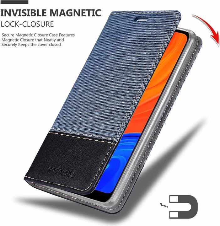 Actual product image Cadorabo Book Jeans Optics Cover (Huawei Y6s)