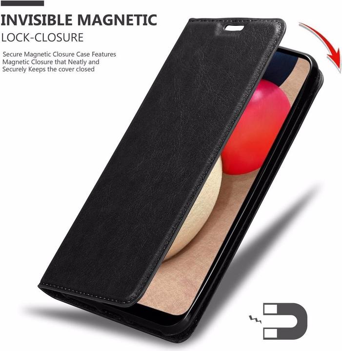Produktbild Cadorabo Book Invisible Magnet Cover (Samsung Galaxy A02s)