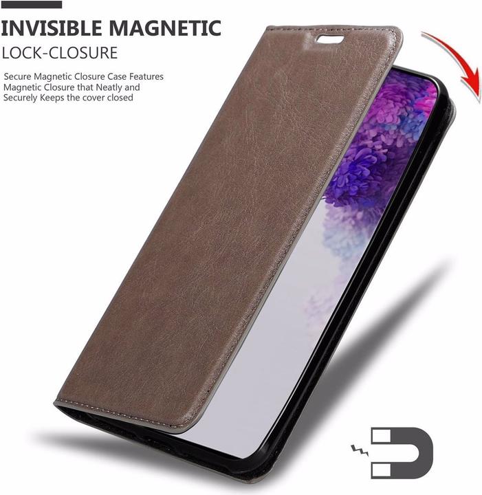 Actual product image Cadorabo Book Invisible Magnet Cover (Samsung Galaxy S20 Ultra)
