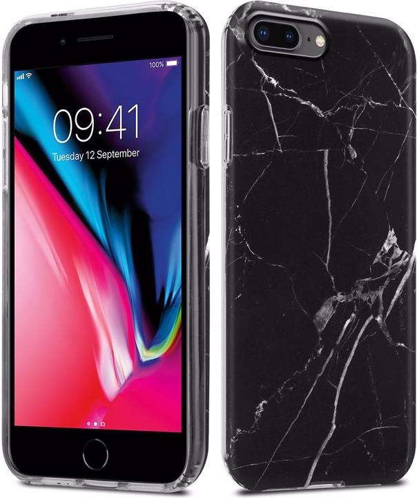 Image du produit Cadorabo Couverture IMD TPU Marbre coloré (Apple iPhone 7 Plus, Apple iPhone 7s Plus, Apple iPhone 8 Plus)