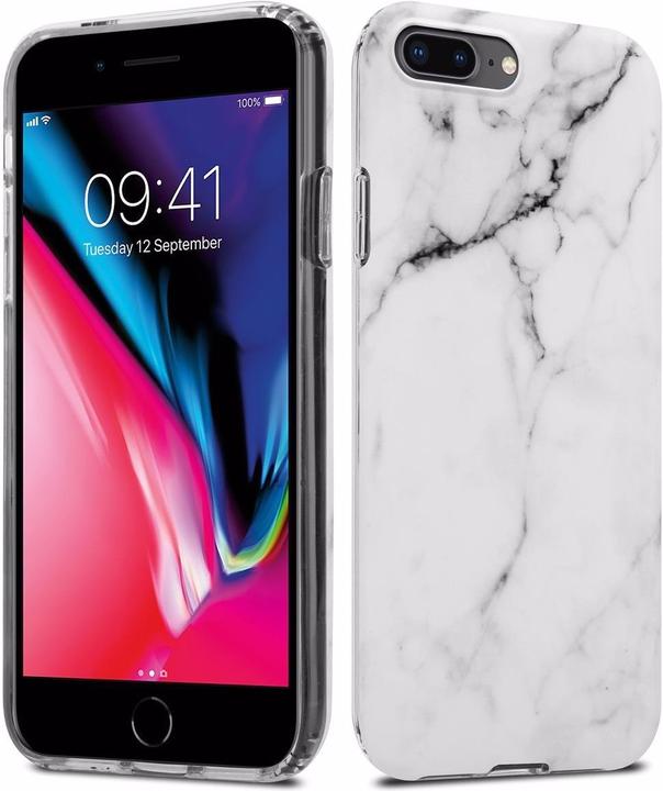 Image du produit Cadorabo Couverture IMD TPU Marbre coloré (Apple iPhone 7 Plus, Apple iPhone 7s Plus)