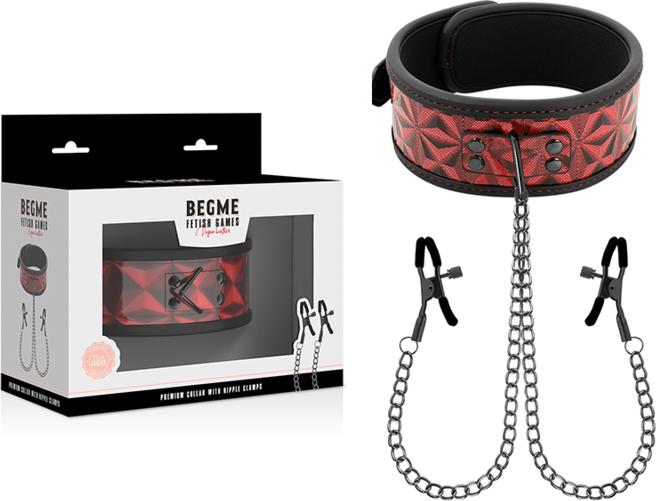 Productafbeelding Begme Rode Editie Ketting Met Kettingen En Tepels