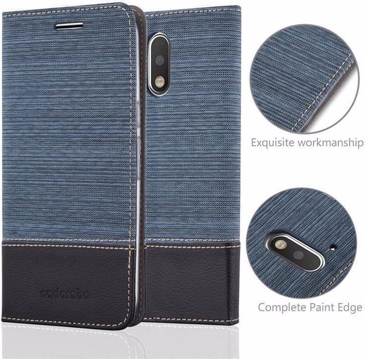 Actual product image Cadorabo Book Jeans Optics Cover (Motorola Moto G4 Plus)