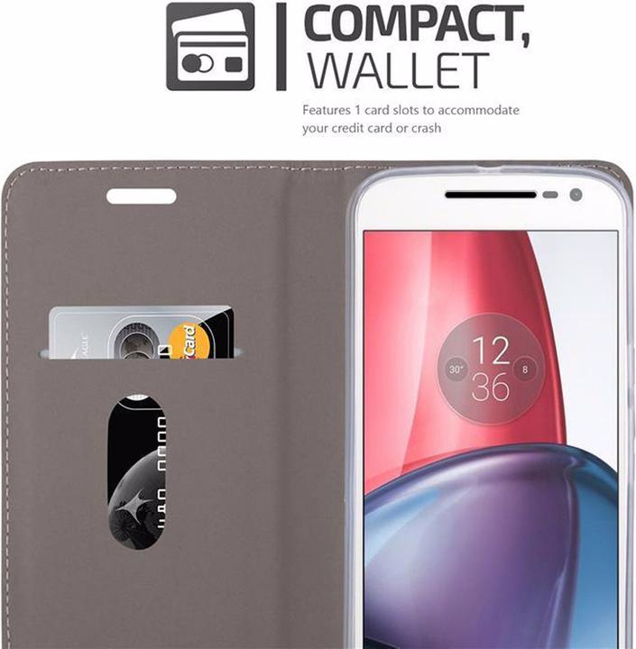 Actual product image Cadorabo Book Jeans Optics Cover (Motorola Moto G4 Plus)
