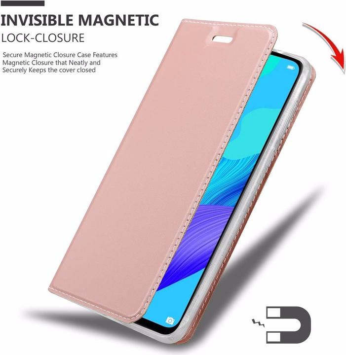 Actual product image Cadorabo Book Classy Style Cover (TCL 20S, Huawei Nova 5T, K20)