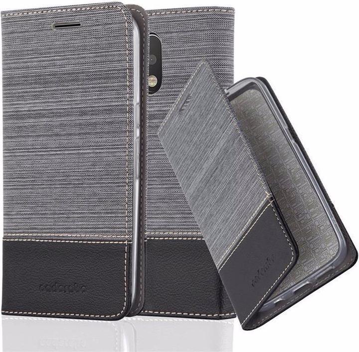 Actual product image Cadorabo Book Jeans Optics Cover (Motorola Moto G4 Plus)